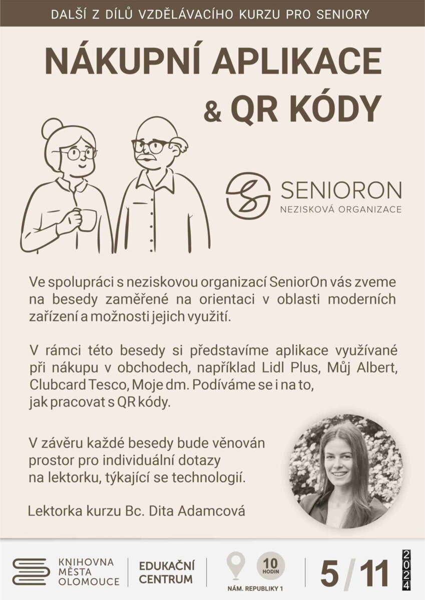 Nákupní aplikace a QR kódy