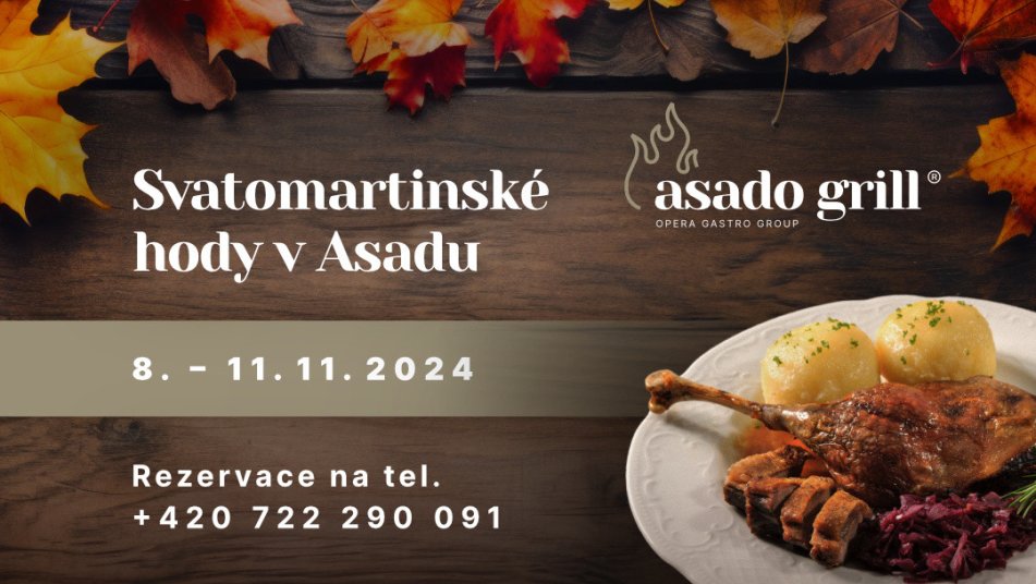 Svatomartinské hody – Asado grill