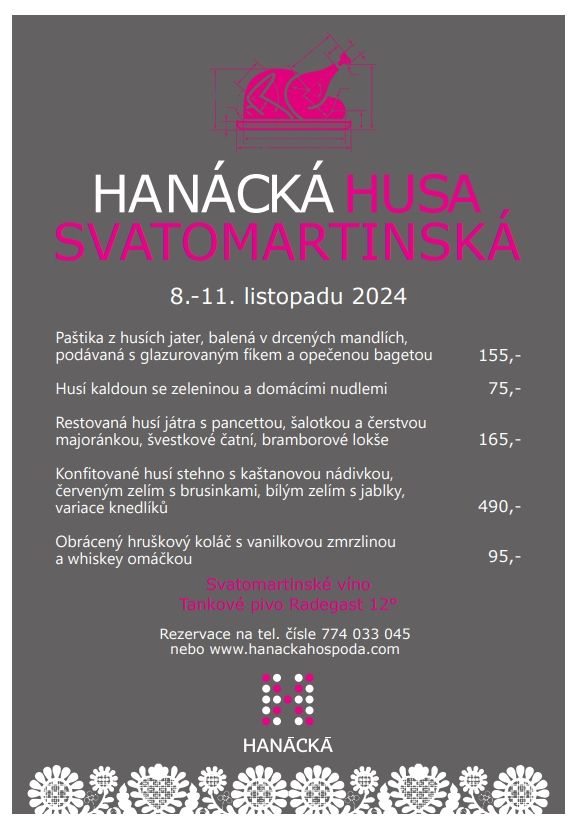 Svatomartinské hody – Hanácká hospoda