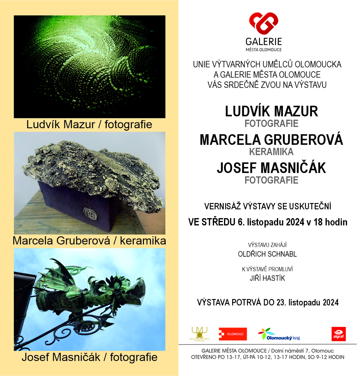 Ludvík Mazur, Marcela Gruberová, Josef Masničák