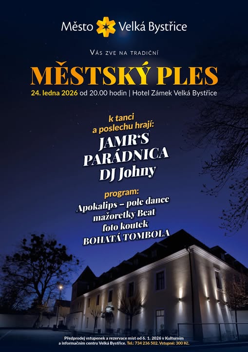 Městský ples Velké Bystřice