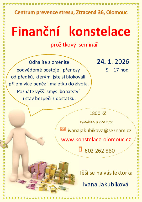 Finanční konstelace - seminář