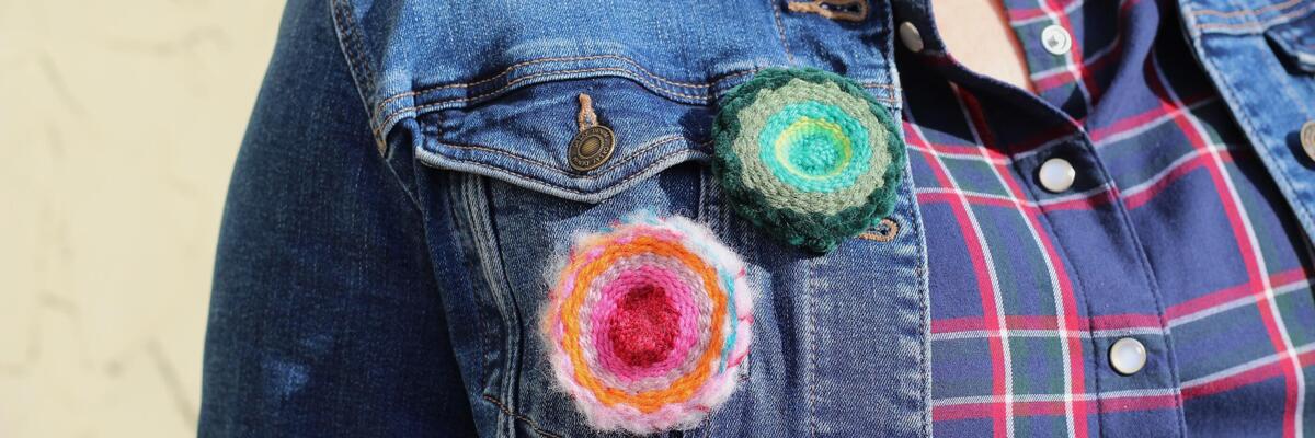 SeniorArt: Jarní brož