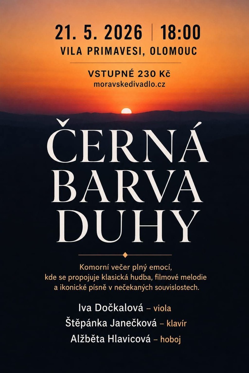 Večer s klasikou ve Vile Primavesi: Kouzelná viola Ivy Dočkalové - Černá barva duhy