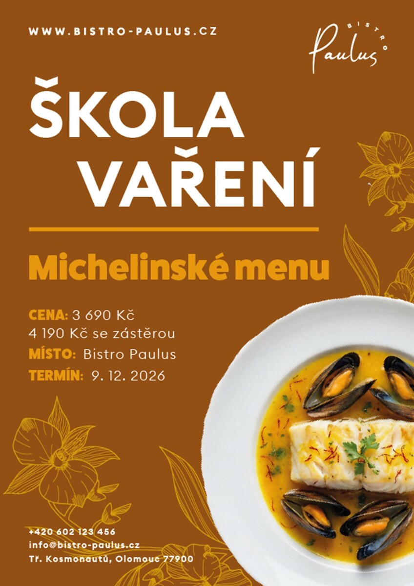 Škola vaření s Romanem Paulusem: Michelinské menu