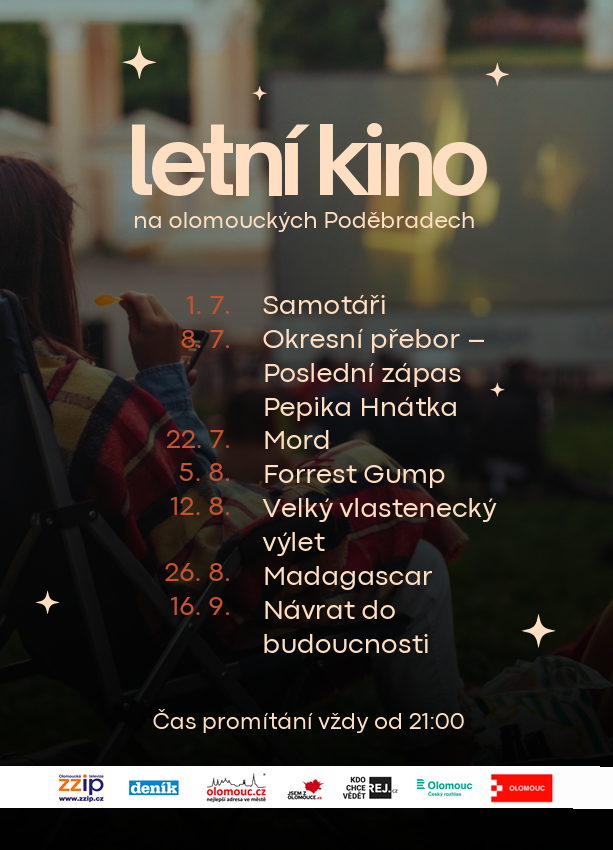 Letní kino na olomouckých Poděbradech