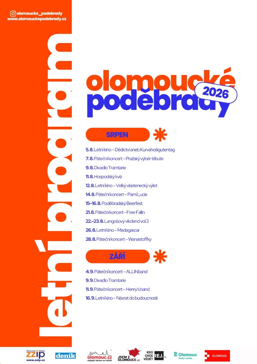 Letní kino na olomouckých Poděbradech