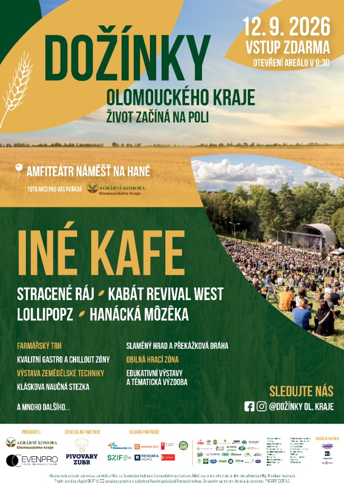Dožínky Olomouckého kraje 2026