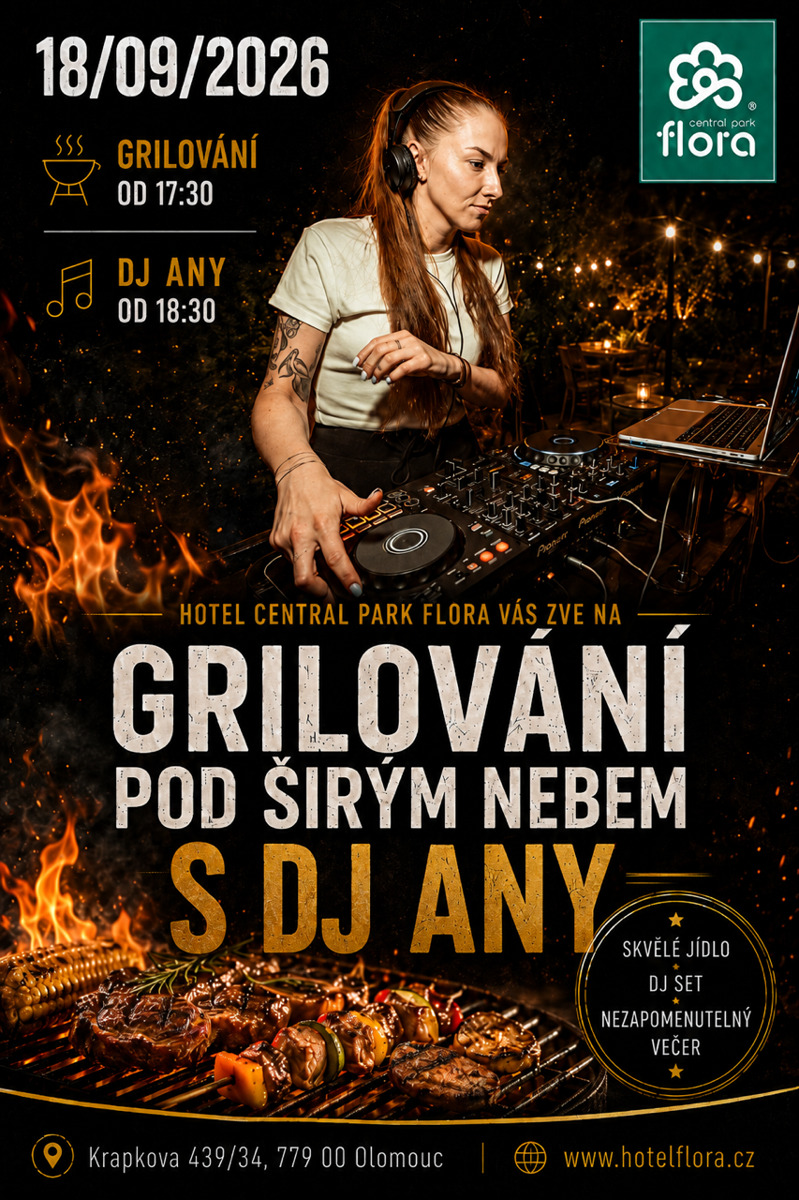 Grilování pod širým nebem s DJ Any