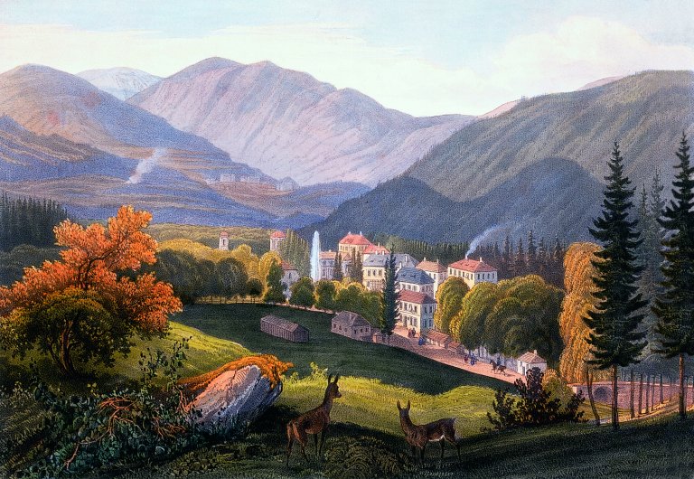 Arkádie: Lázeňská architektura