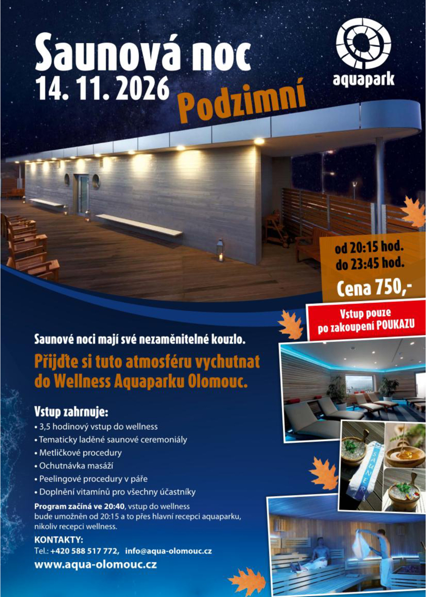 Podzimní saunová noc