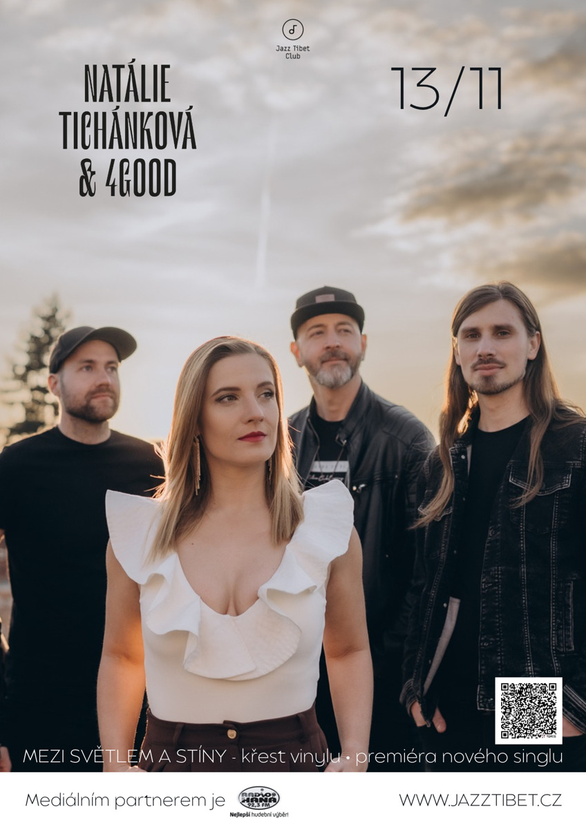 Natálie Tichánková & 4GOOD: Mezi světlem a stíny – křest vinylu a premiéra singlu