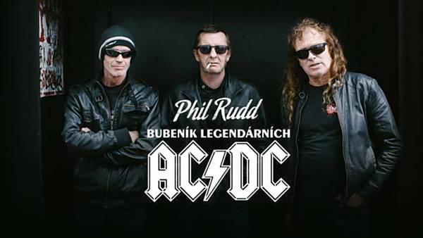 PHILL RUDD bubeník AC/DC