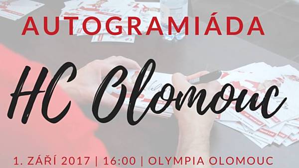Autogramiáda A-týmu HC Olomouc