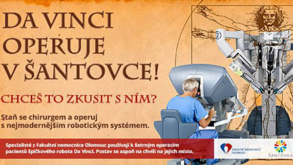 Da Vinci operuje v Šantovce