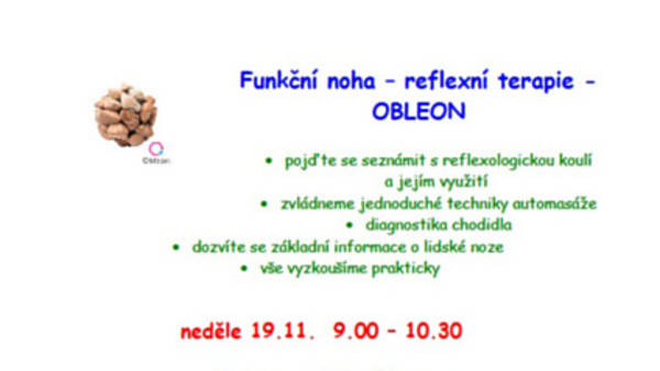 Funkční noha-reflexní terapie-obleon