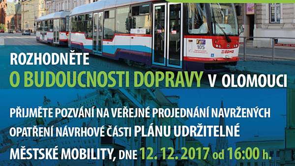 Veřejné projednání dopravy v Olomouci