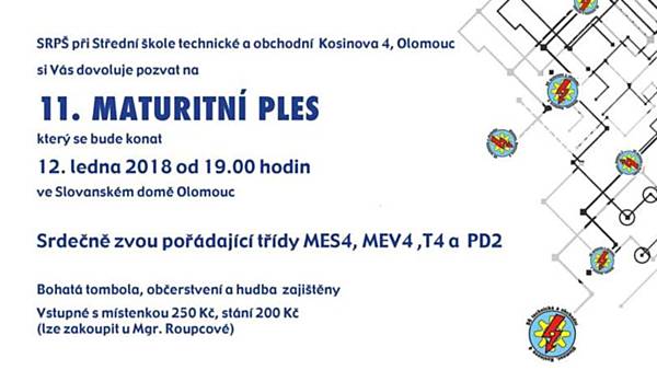 11. maturitní ples Kosinky