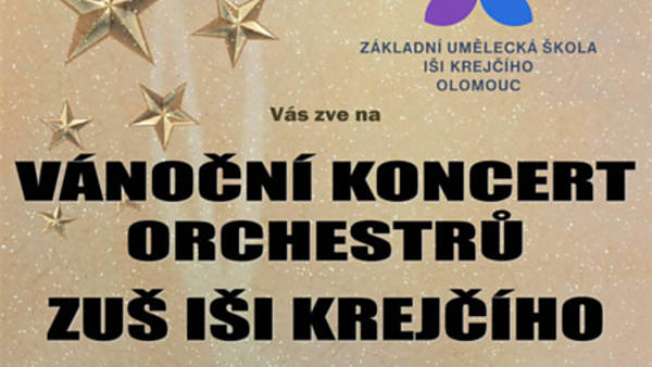Vánoční koncert orchestrů ZUŠ Iši Krejčího