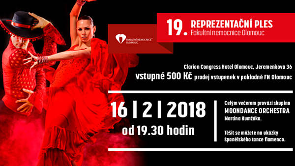 19. reprezentační ples Fakultní nemocnice Olomouc