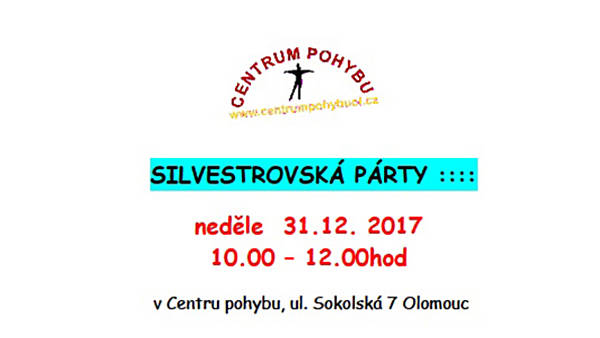 Silvestrovská párty pro rodiče s dětmi