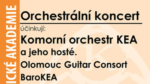 Orchestrální koncert Konzervatoře EA