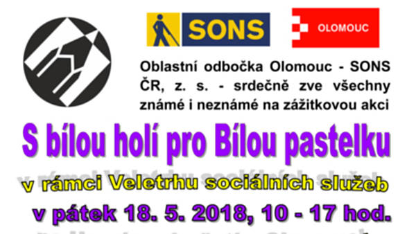 S bílou holí pro Bílou pastelku