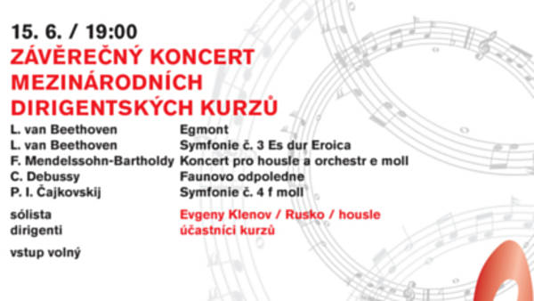 Závěrečný koncert Mezinárodních dirigentských kurzů