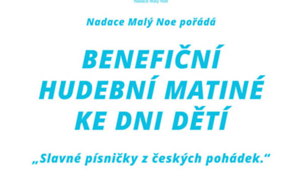 Benefiční hudební matiné ke dni dětí