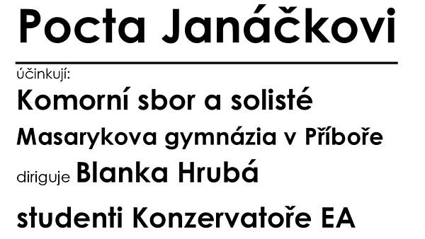 Pocta Janáčkovi