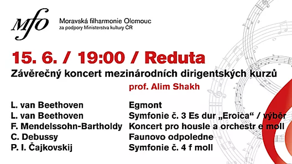 Závěrečný koncert mezinárodních dirigentských kurzů