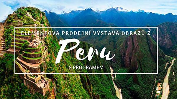 Elementová prodejní výstava obrazů z Peru s programem