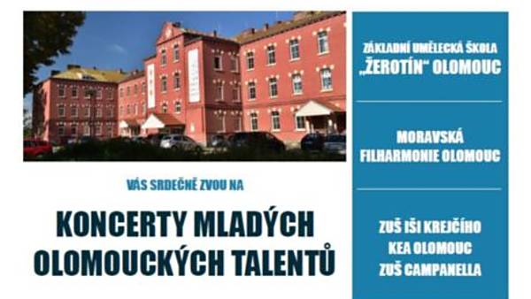 Koncerty mladých olomouckých talentů