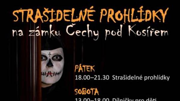 Strašidelné prohlídky na zámku Čechy pod Kosířem