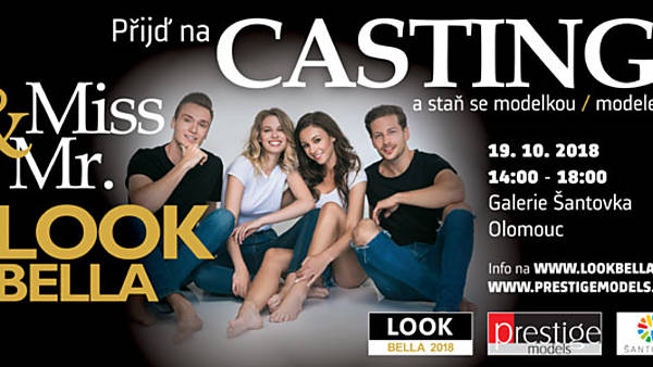 Casting Miss & Mr. Look Bella 2018 Olomouc