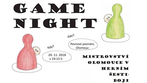 Gamenight: Mistrovství Olomouce v herním šestiboji