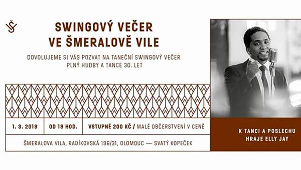 Swingový večer ve Šmeralově vile