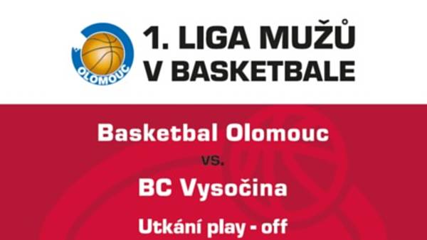 1. kolo čtvrtfinále play off - Basketbal Olomouc X BC Vysočina