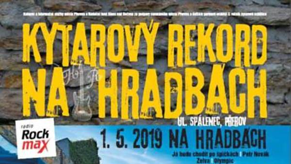Kytarový rekord na hradbách