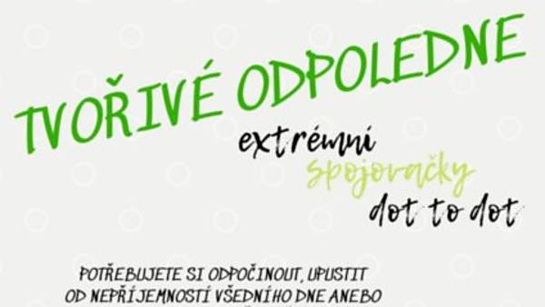 Tvořivé odpoledne – Spojovačky DOT TO DOT