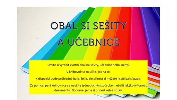 Obal si sešity a učebnice