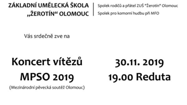 Koncert vítězů MPSO 2019