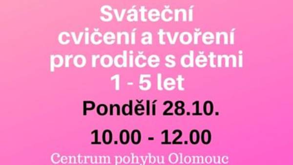 Sváteční cvičení a tvoření pro rodiče s dětmi