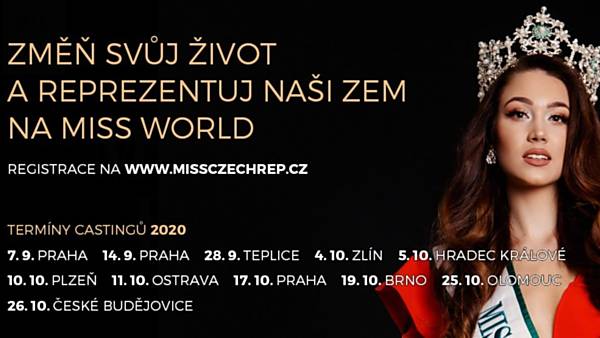 Casting soutěže MISS CZECH Republic 2020