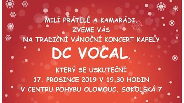 Vánoční Koncert Skupiny DC VOCAL