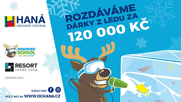 Rozdáváme dárky z ledu za 120 000 Kč!