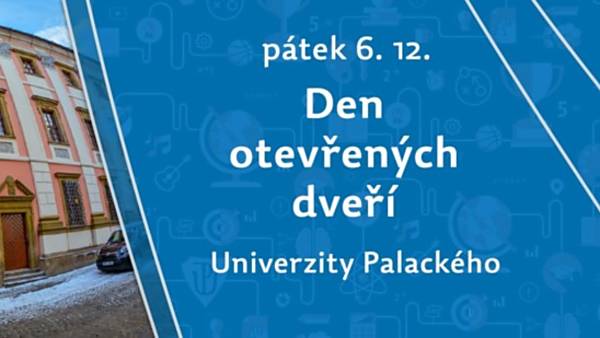 Den otevřených dveří Univerzity Palackého