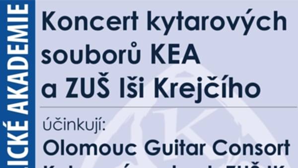 Koncert kytarových souborů Konzervatoře EA a ZUŠ Iši Krejčího