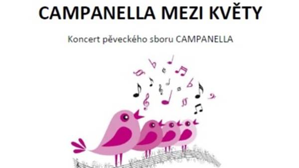 Campanella mezi květy