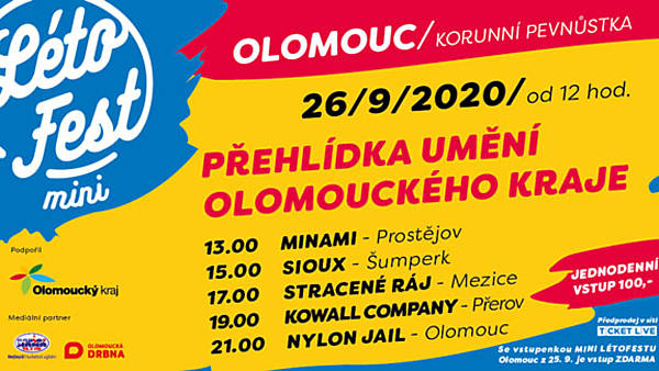 <strike>Mini Létofest 2020 - Olomouc</strike> - ZRUŠENO!!!
